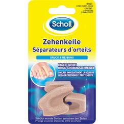 Scholl Druckschutz Schaum-Pflaster Fußpflege, 9 Stück - Weiches Pflaster gegen Druckstellen und Hühneraugen, sofortige Schmerzlinderung, langanhaltender Schutz, dermatologisch getestet, wasserfest