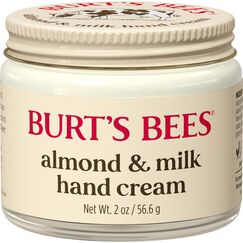 Burt's Bees® 99% natürliche feuchtigkeitsspendende Mandel- und Milch-Handcreme — 56,6 Gramm Glas
