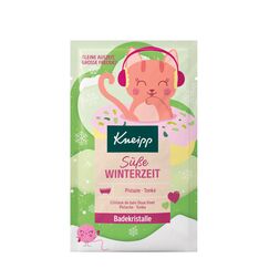 Kneipp Badekristalle Süße Winterzeit - Badezusatz Pistazie & Tonka - Badesalz mit wertvollem Pistazienkernöl & hochwertigem Tonkabohnenextrakt - vegan - 60g