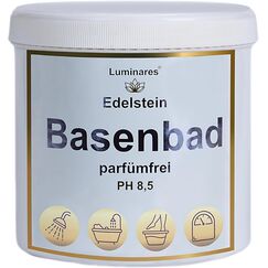 Basenbad, basisches Badesalz zur Entgiftung und Entsäuerung, Vollbad, Fußbad, Peeling, 1500g Luminares Edelstein Basenbad