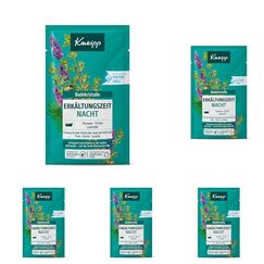 Kneipp Badekristalle Erkältungszeit Nacht - naturreines Badesalz der Saline Luisenhall mit ätherischen Ölen aus Lavendel, Thymian & Fichte - entspannt einschlafen in kalten Jahreszeiten - 60g