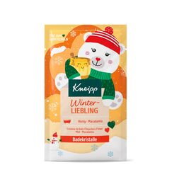 Kneipp Badekristalle Winterliebling - mit natürlichem Honigextrakt und Macadamianuss - 60g