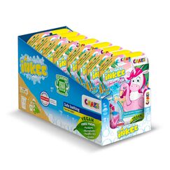 INKEE UNICORN BEACH | 8er Set Einhorn Badekugeln mit Überraschung, 8x Kinder Badebomben mit Einhornfigur, Pop Corn Aroma