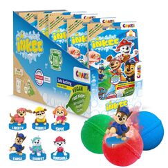 INKEE SURPRISE PAW PATROL, Badebomben Kinder mit Überraschung, Paw Patrol Spielzeug für die Badewanne, mit Cola-Gummi Duft und Schaum-Effekt, 5 Stück