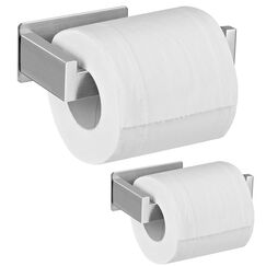 Aikzik Toilettenpapierhalter ohne Bohren, Selbstklebend Toilettenpapierrollenhalter Edelstahl Klopapierhalter Wc Halter Rollenhalter Klorollenhalter Papierhalter für Küche und Badzimmer, Packung mit 2