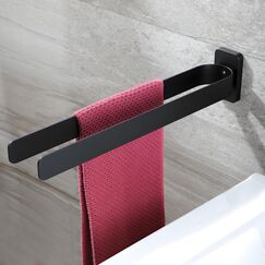 ZUNTO 40cm Hohlraumfrei Handtuchhalter Doppelt Edelstahl Handtuchstange, Wand Handtuchhaken Küche Handtuchständer, Badezimmer Badetuchhalter für Bad küche