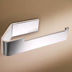 Designfabrik Hamburg Toilettenpapierhalter ohne Bohren | Klopapierhalter zum Kleben | Klorollenhalter Bad | WC Rollenhalter selbstklebend | Toilettenpapierhalter Chrom | Modernes Design