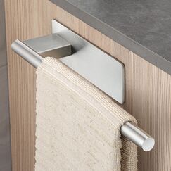 Dvocel Handtuchhalter ohne Bohren 304 Edelstahl Handtuchhalter Selbstklebend Wandregal Handtuchstange Bad Wandmontage für Badezimmer