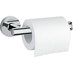 hansgrohe Logis Universal - Toilettenpapierhalter, Klopapierhalter für Wandmontage, Klorollenhalter, verdeckte Befestigung, Badezimmer Zubehör, Chrom, 41726000