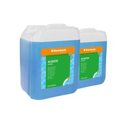 Steinbach Poolpflege Algezid flüssig - 0753505TV02-2X 5 l - Schaumfrei & hochkonzentriert - Verhindert Algenwachstum & entfernt Trübstoffe - Für klares Wasser mit Langzeitwirkung