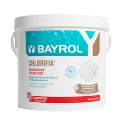 BAYROL Chlorifix 5 kg - Chlorgranulat Pool zur Schockchlorung bei Wasserproblemen, trübes Wasser, Algen im Pool - schnelllöslich - Chlor Granulat Pool - Algenvernichter