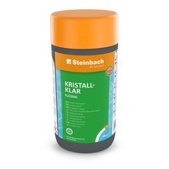 Steinbach Poolpflege Kristallklar Algezid - 07537S01TV00-1 l - Gegen Algen & Trübstoffe - Schaumfrei - Erstdosierung und Dauerdosierung - Für dauerhaft klares Poolwasser