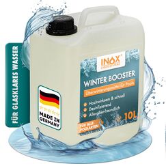 INOX® Pool Wintermittel 10L | Hochwertiges Pool Überwinterungsmittel & Algizid für Pool | Effektives Wintermittel für Poolpflege im Winter