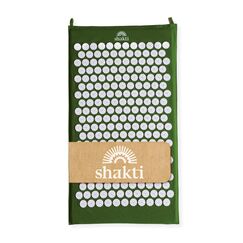 ShaktiMat [Das Original seit 2007] Akupressurmatte zur Entspannung für Rücken, Nacken, Füße, Ethische Handarbeit, GOTS-zertifizierte Bio-Baumwolle, Grün