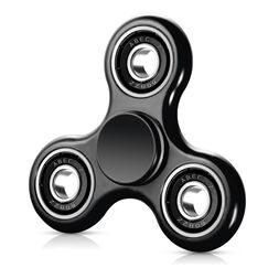 SCIONE Fidget Spinner Sensory Hand Fidget Spielzeug,Angst Stress Relief Party Bag Fillers für Kinder Erwachsene Goodie Bag Stuffers (Schwarz)