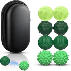 JoyJoyful 8 Stück Magnetkugeln Fidget Toys Erwachsene, Magnetische Kugeln Sensorik Spielzeug, Stress Bälle Mit Silikonhülle, Autismus Antistress Spielzeug Sensory Toys Elastisch Sensorischer Ball