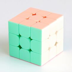 Speed Zauberwürfel Stickerless – Profi-Würfel mit Ultra-Glattem Drehen, Lebendigen Farben & Langlebiger Haltbarkeit – Schneller als das Original (Macaron 3x3x3)