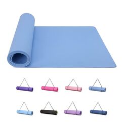 Good Nite Yogamatten Für Frauen Rutschfeste Strukturierte Oberflächen Gymnastikmatte Yoga Matte Dicke 6 mm 10 mm Mit Tragegurt Tpe-Übungsmatte Für Yoga Pilates Gymnastik (183X61cm)