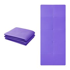 Good Nite Klappbare Yogamatte rutschfest Tragbare Fitnessmatte Faltbar Leicht Gymnastikmatte Pilates Sport Reiseyogamatte 183 x 61 x 0.6 cm (Lila)