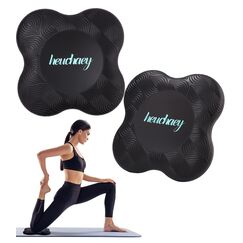 heuchaey Kniekissen Yoga 2 STK,Yoga-Knie-Pad,rutschfest Yoga Knie Padmatte,geeignet für Yoga 20 * 20cm,Pilates,Sport,Unterstützung für Knie,Handgelenke,Knöchel,Verschleißfesteschützt die Knie