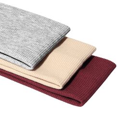 PROPOG Haarband Damen Sommer, Baumwolle Stirnband Antirutsch Haarbänder Elastisch Headband Schweiß Weich Hairband 3 Stück Haaraccessoires Damen für Yoga Workout Laufen Sport