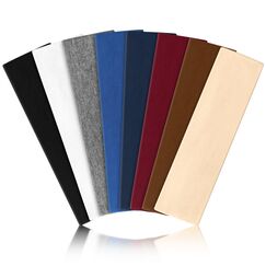 AWUMBUK Stirnband Damen Sport, 8 Pack Haarband Schwarz Haarbänder Damen Herren Antirutsch Stirnbänder Elastisch Headband Unisex Hair Band Sport Yoga Workout Laufen Fitness Gym Haarschmuck