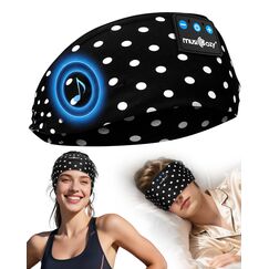 MUSICOZY Schlafkopfhörer Bluetooth, Schlaf Kopfhörer Seitenschläfer Kabellos Sport Kopfhörer Stirnband 16+STD für Yoga/Training/Reisen/Schlaflosigkeit,Tech Gadgets für Männer/Frauen