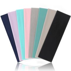 AWUMBUK Stirnband Damen Sport, 8 Pack Haarband Schwarz Haarbänder Damen Herren Antirutsch Stirnbänder Elastisch Headband Unisex Hair Band Sport Yoga Workout Laufen Fitness Gym Haarschmuck