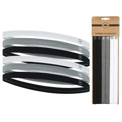 Tough Headware Haarband Damen und Herren - Dünne elastische Stirnbänder - Haarbänder für Sport Fußball Fitness - Stirnband Mädchen und Jungs - Sportband Set in versch. Farben