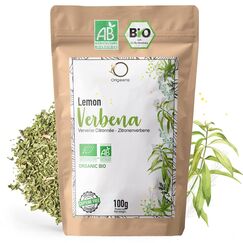 ORIGEENS BIO EISENKRAUT TEE 100gr | Bio Zitronenverbene Blätter, Verdauungs- und Beruhigungstee | Bio Lemon Verbena