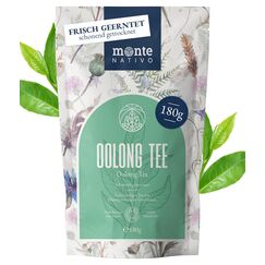 Oolong Tee Monte Nativo (180g) – Oolong-tee lose – Oolongtee aromatisch und rein – Loser Tee ohne Zusätze – Natürlicher Geschmack – Gesund und belebend – Hochwertiger Blatttee