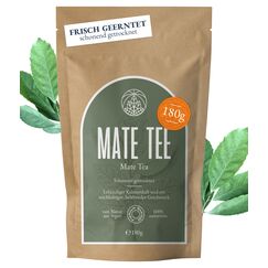Mate Tee Monte Nativo (180g) - Yerba Mate schonend getrocknet - Tee lose 100% natürlich und ohne Zusatzstoffe - Aromatischer Kräutertee für einen köstlichen Aufguss
