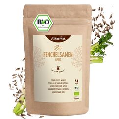 Fenchelsamen ganz Bio 1000g | Fenchel Samen in Bio-Qualität | Fencheltee | milder, süßlicher Geschmack | ideal zur Zubereitung von Nudelgerichten, Aufläufen & wärmenden Tees | vom Achterhof