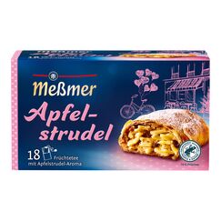 Meßmer Apfelstrudel | 18 Teebeutel | Vegan | Glutenfrei | Laktosefrei