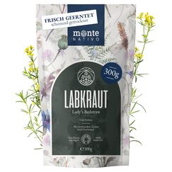 Labkraut Tee Monte Nativo (300g) - Echtes Labkraut schonend getrocknet - Tee lose 100% natürlich und ohne Zusatzstoffe - Aromatischer Kräutertee für einen köstlichen Aufguss