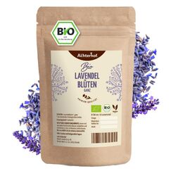 Lavendelblüten Bio getrocknet 500g | getrockneter Lavendel | Bio-Lavendel-Tee | 100% natürlich - Lebensmittelqualität | aus kontrolliert biologischen Anbau | vom Achterhof