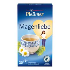Meßmer MAGENLIEBE | Kräutertee mit Fenchel, Kamille & Rooibos | 20 Teebeutel | mild