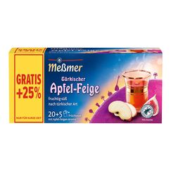 Meßmer Ländertee Türkischer Apfel-Feige | Vorteilspackung 20+5 Teebeutel | Früchtetee mit Apfel-Feigen-Aroma