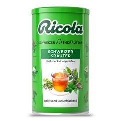 Ricola Instant Schweizer Kräuter-Tee heiß oder kalt, Teegetränk aus 13 Schweizer Bergkräutern, Instant-Getränkepulver Eistee, 1 x 200g