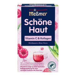 Meßmer Schöne Haut | Vitamin C & Kollagen | 16 Teebeutel | Glutenfrei | Laktosefrei