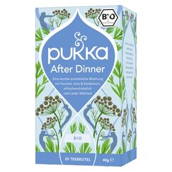 Pukka | Bio-Kräutertee „After Dinner“ | Anissamen, Fenchel, Kardamom und Kurkuma | Für dein inneres Strahlen | 1er Pack | 20 Teebeutel