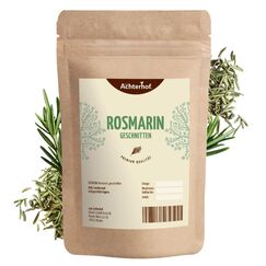 Rosmarin getrocknet 1000g | 100% rein und naturbelassen für Gewürzmischungen und Rosmarin-Tee | Rosmarin Nadeln geschnitten | mediterranes Gewürz | intensives Aroma | vom Achterhof