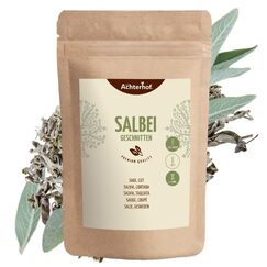 Salbei 250g | Salbeiblätter getrocknet und geschnitten | Salbeitee | Salbei-Gewürz | vom Achterhof