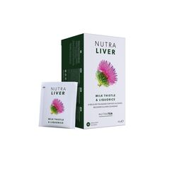 Nutra Tea Nutraliver Leberunterstützungstee, Leberentgiftungstee, Lebertee, Leberreinigung, Entgiftung und Reparatur, 120 kuvertierte Teebeutel, Kräutertee, 6er Pack