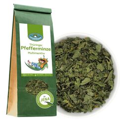 Thüringer Pfefferminztee 60g - aromatischer Haustee - Grobschnitt - Thüringer Pfefferminze - naturbelassen - PEPPERMINTMAN