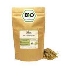 Kamillentee Bio - ganze Kamillenblüten getrocknet - abgefüllt und kontrolliert in Deutschland (500g)
