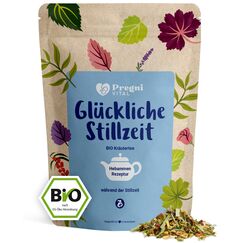 BIO Stilltee für die Muttermilchzeit - mit Bockshornklee, Lemongras, Fenchel, Anis, Kümmel - von PregniVital® - 80g
