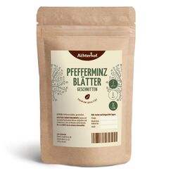 Pfefferminzblätter 250g I Pfefferminzblätter getrocknet und geschnitten I ideal für Pfefferminz-Tee I naturrein I Kräutertee lose I aus deutschem Anbau I vom Achterhof