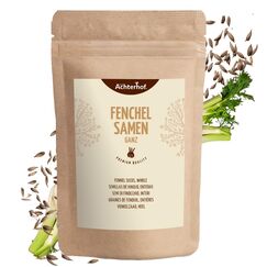 Fenchelsamen ganz 250g | ganze Fenchel Samen | Fencheltee | milder, süßlicher Geschmack | ideal zur Zubereitung von Nudelgerichten, Aufläufen & wärmenden Tees | vom Achterhof