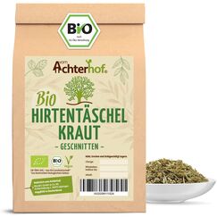 Hirtentäschelkraut geschnitten Bio 250g | würzig scharfer Geschmack | ideal zur Zubereitung von Tees und Verfeinerung von Salaten oder Dressings | Bio-Qualität | vom Achterhof
